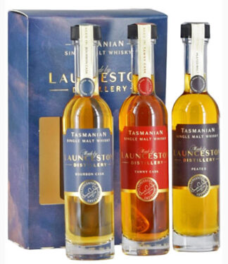 Launceston Gift Set, 3 x 100ml, Single Malt Australian Whisky