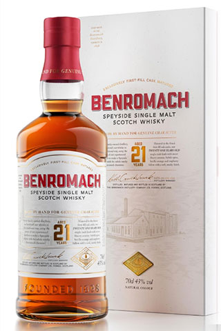 Benromach, 21 yr old, Single Malt Scotch Whisky